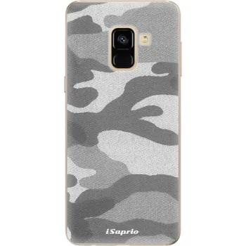 Pouzdro na mobilní telefon Odolné silikonové pouzdro iSaprio - Gray Camuflage 02 - Samsung Galaxy A8 2018