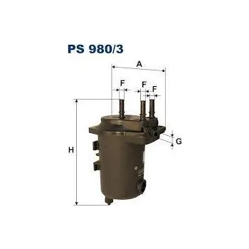 Filtr do auta palivový filtr renault,dacia 1.5 DCI,7701061577,s vodním senzorem,mann wk939/10