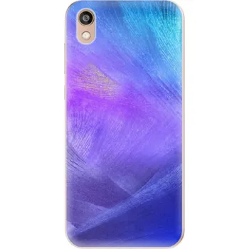 Pouzdro na mobilní telefon Odolné silikonové pouzdro iSaprio - Purple Feathers - Huawei Honor 8S