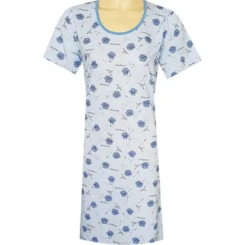 Dámské noční prádlo Dámská Noční Košile FOLTÝN DK119 Velikost: M, Materiál: Krátký rukáv