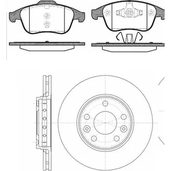 Brzdový komplet brzdy renault megane scenic,dacia duster ,přední sada