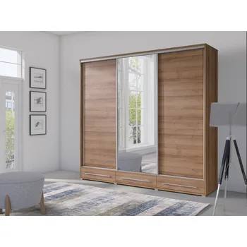 Dětská skříň Šatní skříň Haifa 3 - dub riviera