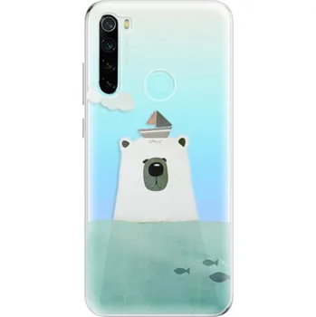 Pouzdro na mobilní telefon Odolné silikonové pouzdro iSaprio - Bear With Boat - Xiaomi Redmi Note 8