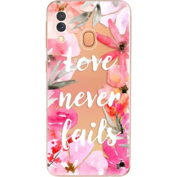 Pouzdro na mobilní telefon Odolné silikonové pouzdro iSaprio - Love Never Fails - Samsung Galaxy A40