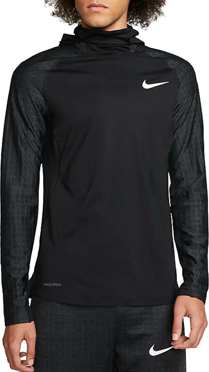 nike np top ls utility thrma m
