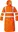 Červa Siret HV plášť oranžový, XL