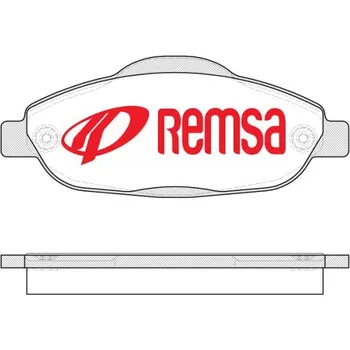 Brzdová destička PŘEDNÍ BRZDOVÉ DESTIČKY citroen,peugeot ,REMSA,brzdy peugeot,citroen