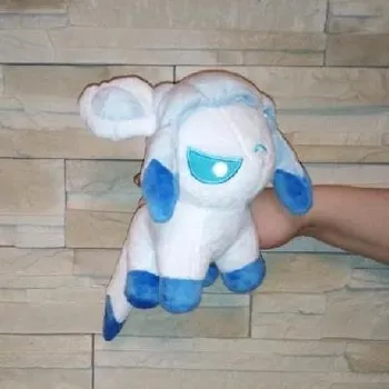 plyšák Plyšová hračka pokémon Glaceon - bílý/modrý