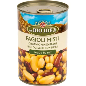 Luštěnina La BIO IDEA Sterilované Fazole mix Bio 400 g