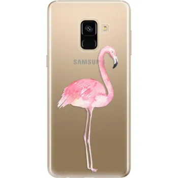 Pouzdro na mobilní telefon Odolné silikonové pouzdro iSaprio - Flamingo 01 - Samsung Galaxy A8 2018