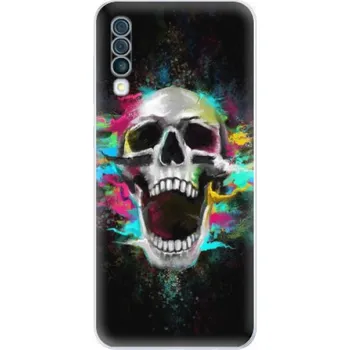Pouzdro na mobilní telefon Odolné silikonové pouzdro iSaprio - Skull in Colors - Samsung Galaxy A50