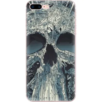 Pouzdro na mobilní telefon Odolné silikonové pouzdro iSaprio - Abstract Skull - iPhone 7 Plus