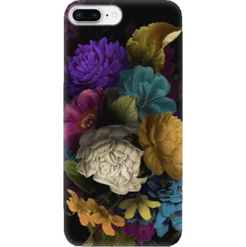 Pouzdro na mobilní telefon Odolné silikonové pouzdro iSaprio - Dark Flowers - iPhone 8 Plus