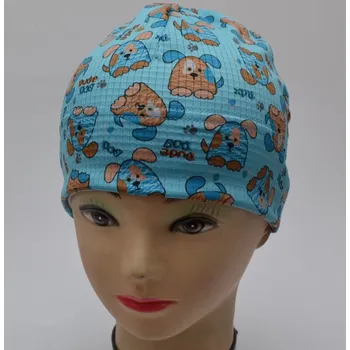 Čepice Čepice funkční s počesem RDX F587P pejsci Barva: sv. modrá, Velikost: 3 (2-4 roky)