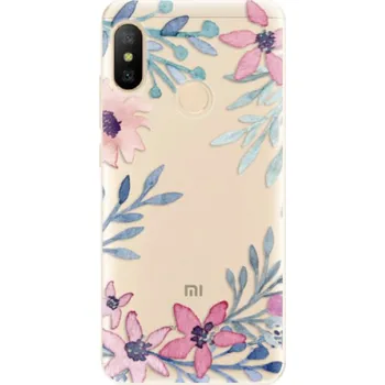 Pouzdro na mobilní telefon Odolné silikonové pouzdro iSaprio - Leaves and Flowers - Xiaomi Mi A2 Lite