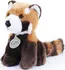 Plyšová hračka Rappa Panda červená sedící 18 cm