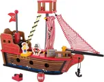 Jouéco Dřevěná pirátská loď