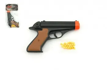 Dětská zbraň Teddies Pistole na kuličky 15 cm + kuličky plast v sáčku