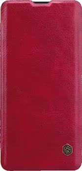 Pouzdro na mobilní telefon Nillkin Qin Book pro Huawei P30 Pro červené