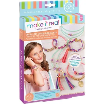 Make It Real Náramky a náhrdelník zlatá…