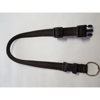 Obojek pro psa Palkar obojek z popruhu pro psy 65 cm x 25 mm hnědá s páskami (Palkar obojek z popruhu pro psy 65 cm x 25 mm hnědá s páskami)