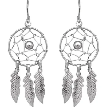 Náušnice Stříbrné náušnice Ag 2,8 g lapač snů