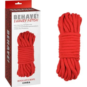 Chisa Novelties Behave! Bing Love Rope Red
