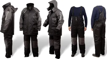 Rybářské oblečení Quantum Winter Suit Black/Grey L