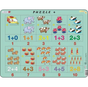 Larsen Puzzle Maxi Sčítání s obrázky a…