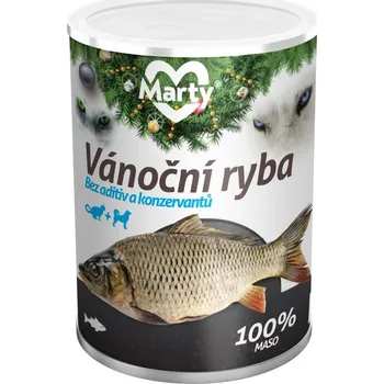Krmivo pro kočku Marty Vánoční ryba 400 g