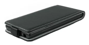 Pouzdro na mobilní telefon Forcell Slim Flip Flexi pro Huawei Y600 černé