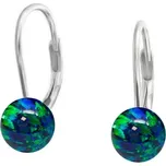 NUBIS® Stříbrné opálové náušnice - 6 mm - NBP35-OP19