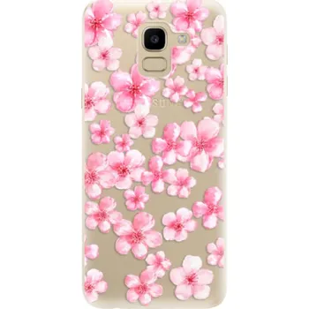 Pouzdro na mobilní telefon Silikonové pouzdro iSaprio - Samsung Galaxy J6 - Flower Pattern 05 (Odolný silikonový kryt, obal, pouzdro iSaprio - Samsung Galaxy J6 - Flower Pattern 05 - skvělá ochrana a pružnost, stylový UV potisk, lehkost, tiskne se v České republice)