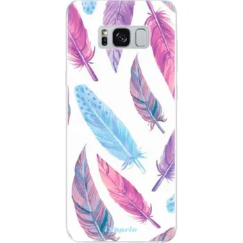 Pouzdro na mobilní telefon Silikonové pouzdro iSaprio - Samsung Galaxy S8 - Feather Pattern 10 (Odolný silikonový kryt, obal, pouzdro iSaprio - Samsung Galaxy S8 - Feather Pattern 10 - skvělá ochrana a pružnost, stylový UV potisk, lehkost, tiskne se v České republice)