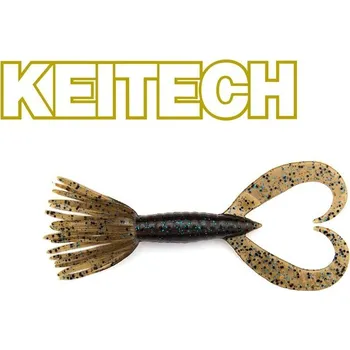 Umělá nástraha Gumová Nástraha Keitech Little Spider 2" 5,1cm Green Pumpkin PP. / Blue (8ks)