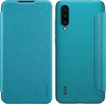 Pouzdro na mobilní telefon Nillkin Sparkle Folio pro Xiaomi Mi9 Lite modré