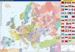 Evropa: Nástěnná administrativní mapa…