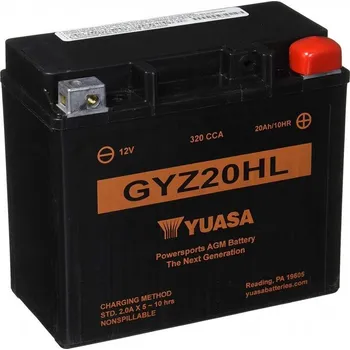 Motobaterie Motobaterie YUASA GYZ20HL, 12V, 20Ah