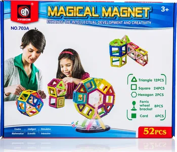 Stavebnice ostatní Kik Magical Magnet 52 dílů