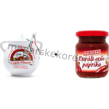 Rostlinný olej Drcená paprika pálivá s keramickou dózou