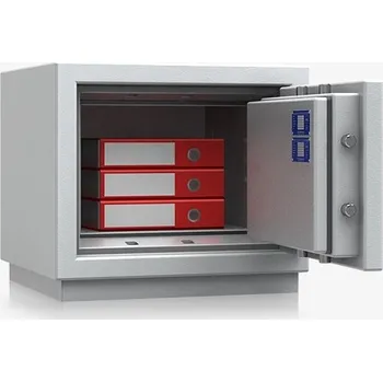 Trezor ISS Ohnivzdorný trezor PRAG 46100 - barva tmavě šedá RAL 7024 - zámek se dvěma klíči