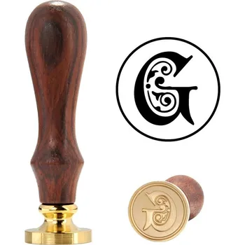 Výroba svíčky Ruční razidlo (pečeť) do vosku - dekorativní písmeno G