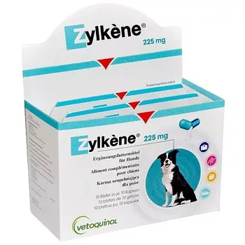 Lék pro psa a kočku Vétoquinol Zylkene 225 mg