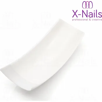 Umělé nehty Tipy na nehty 500ks - nehtové tipy FRENCH NATURAL BOX (mléčné,dlouhá ploška) (Tipy na nehty 500ks - FRENCH NATURAL mléčné typy v boxu)