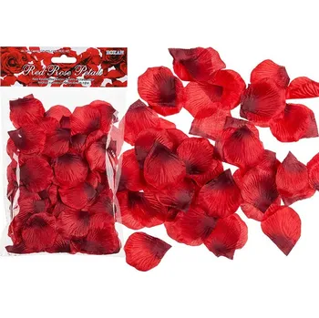 Party dekorace Deminas - Okvětní lístky růže - 100 ks, červené