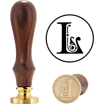 Výroba svíčky Ruční razidlo (pečeť) do vosku - dekorativní písmeno L