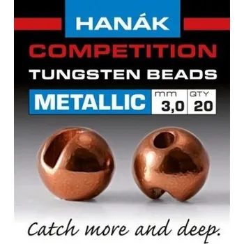 Hanák Tungstenové hlavičky Metallic Brown 2,5mm