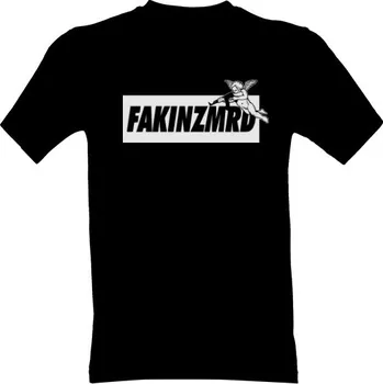 Tričko s potiskem Fakin Zmrd Angel pánské