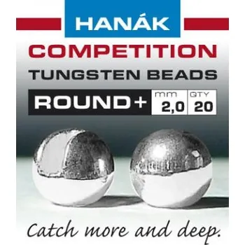 Hanák Tungstenové hlavičky Round+ Silver 2mm