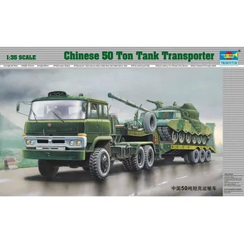 Plastikový model Trumpeter 1/35 Chinese 50t Transporter